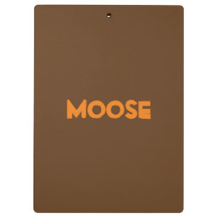 Moose Clipboard Klemmbrett