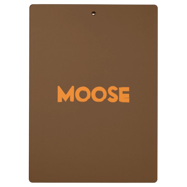 Moose Clipboard Klemmbrett (Rückseite)