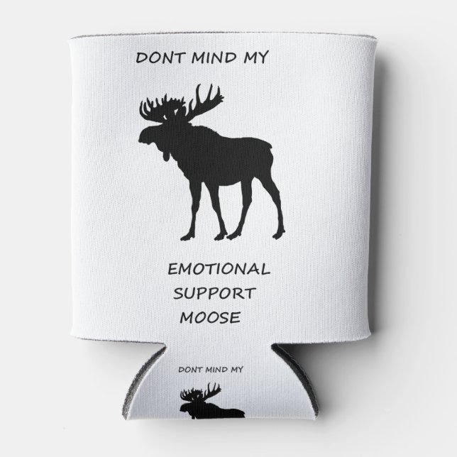 Moose der emotionalen Unterstützung Dosenkühler (Vorderseite)