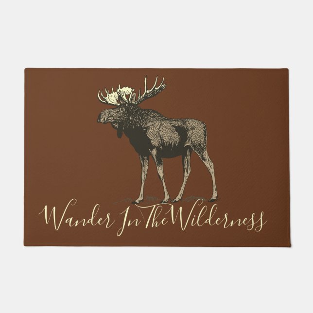 Moose Doormat Fußmatte (Vorderseite)