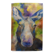 Moose & Fireweed Welcome Ak Garden Flag