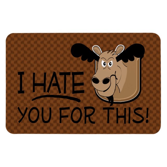 Moose Head Magnet (Horizontal)