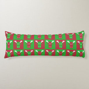 Moose Head Pop Art Body Kissen