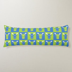Moose Head Pop Art Body Kissen