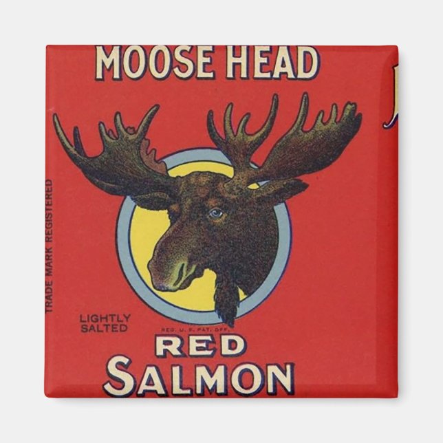 Moose Head Red Lmon Magnet (Vorne)