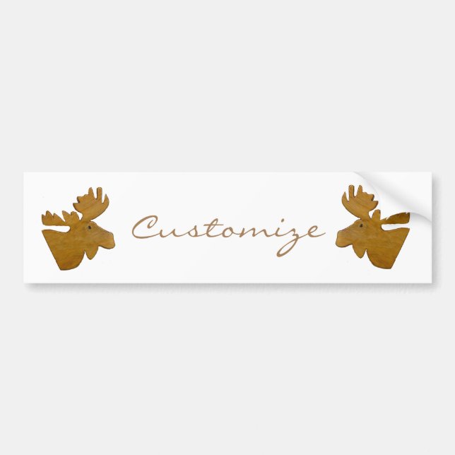 Moose Head Thunder_Cove Autoaufkleber (Vorne)