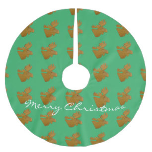 Moose Head Thunder_Cove Polyester Weihnachtsbaumdecke