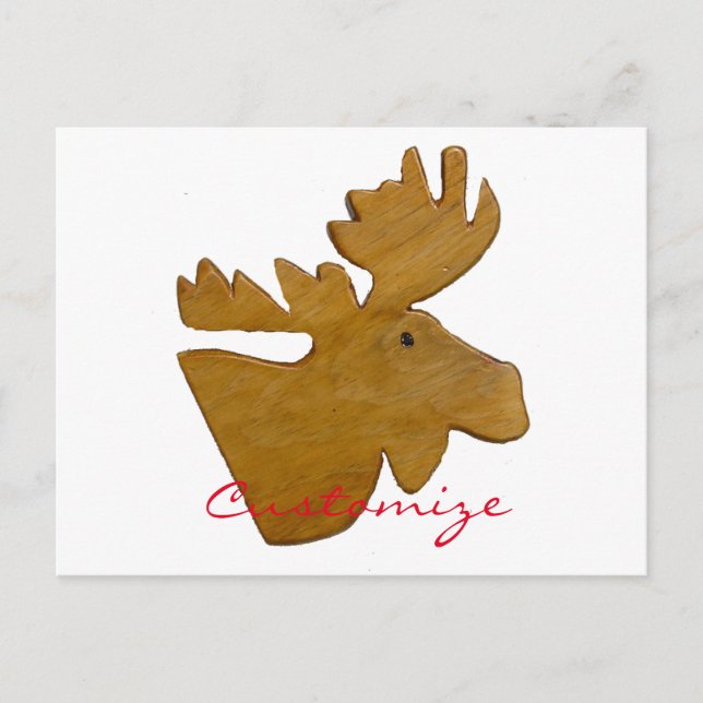 Moose Head Thunder_Cove Postkarte (Vorderseite)