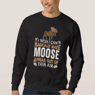 Moose Jagd Magic Wapiti Kanada Magical Deer El Sweatshirt