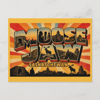 Moose Jaw Saskatchewan Tunnel City Postkarte
