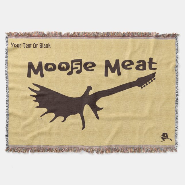 Moose Meat Rockband Decke (Vorderseite)