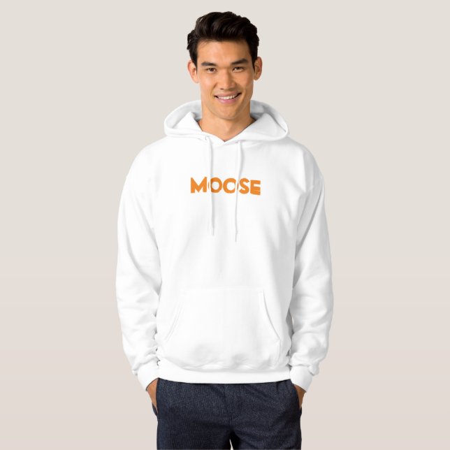 Moose Men's Basic Hooded Sweatshirt (Vorne ganz)
