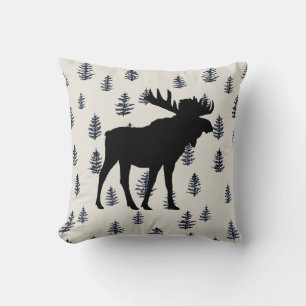 Moose Mountain Pine Tree Wilderness Throw Kissen