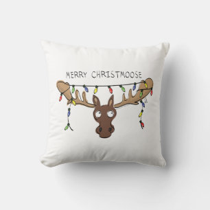 Moose Niedlich Funny Christmas Kissen
