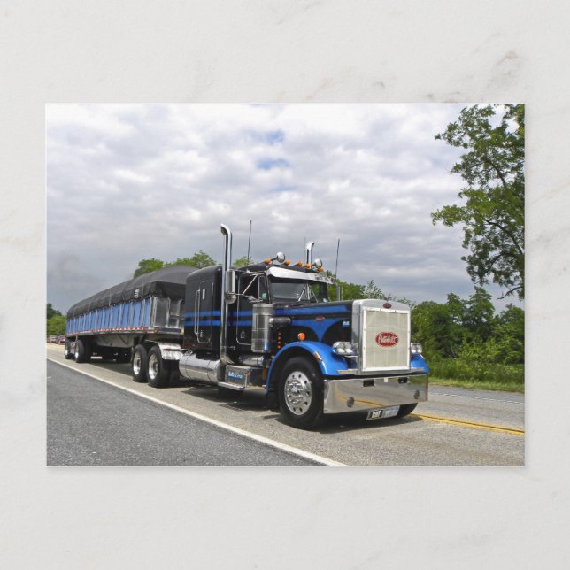 Moose Peterbilt 359 Postcard Postkarte (Vorderseite)
