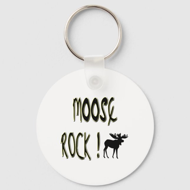 Moose Rock ! Porte-clés (Recto)