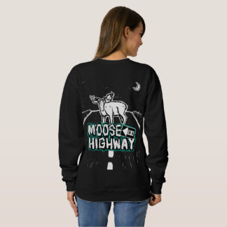 Moose sur un Sweatshirt de la route (femmes)