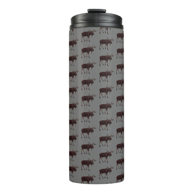 Moose Tumbler Elch Art Tumbler Tasse (Vorderseite)