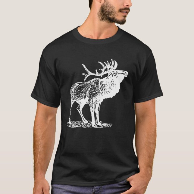 Moose Wildlife T-Shirt (Vorderseite)