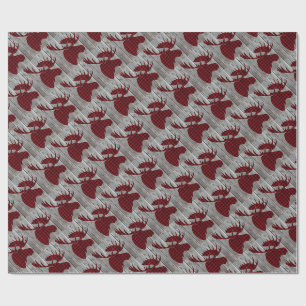 Moose Wrapping Paper Geschenkpapier