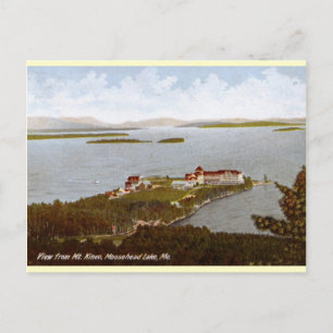 Moosehead Lake, Maine 1906 Vintage Postkarte