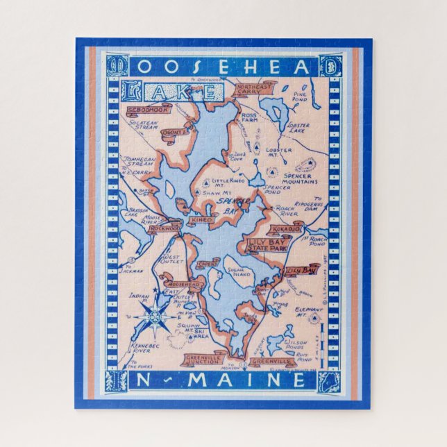Moosehead Lake ME 16x20 (Vertikal)