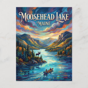 Moosehead Lake USA Postkarte
