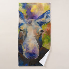 Moosey Moose Alaskan Badtuch Badehandtuch