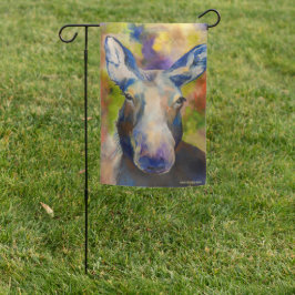 Moosey Moose Alaskan Garden Flag