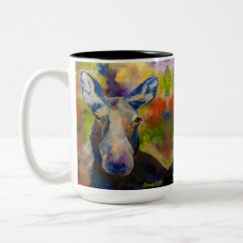 Moosey Moose Coffee Tasse_ALASKA   Zweifarbige Tasse
