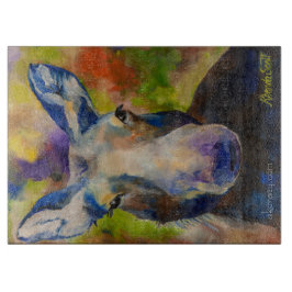 Moosey Moose Glass Cutting Board Schneidebrett