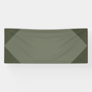 Moosgrüne geometrische Ecken-Veranstaltungsbanner Banner