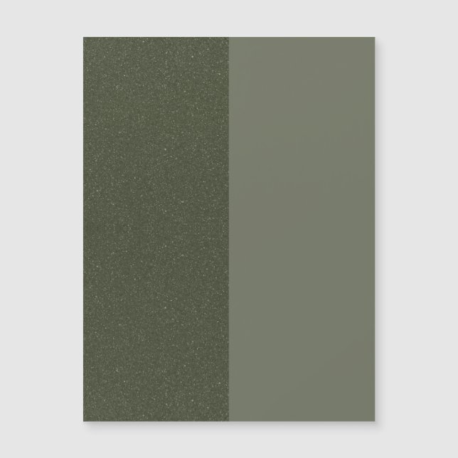 Moosgrüne Magnetkarte teilen (Vorderseite)