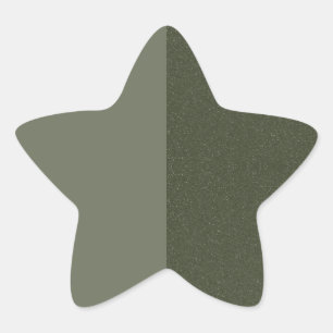 Moosgrüner Glitter Starburst Aufkleber – Anpassen