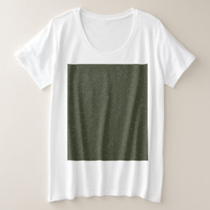 Moosgrünes Minimalistisches T-Shirt - individuell