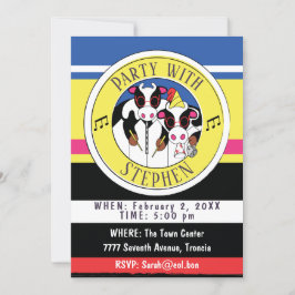 Moosician Einladung Geburtstagsparty