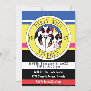 Moosician Einladung Geburtstagsparty