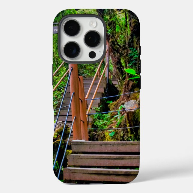 Moosiger Wald iPhone 16 Pro Hülle (Rückseite)