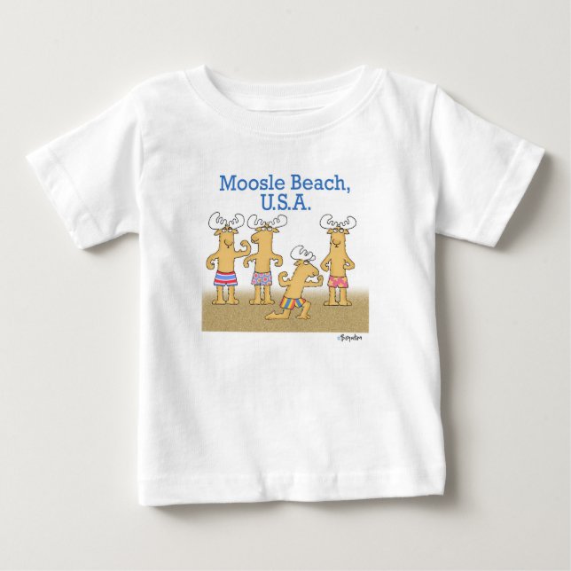 Moosle Beach, USA Baby T-shirt (Vorderseite)