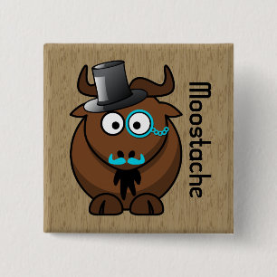Moostache Button