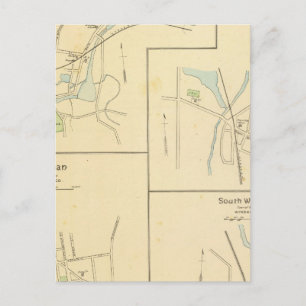 Moosup, Dayville, Wauregan, S Windham Postkarte