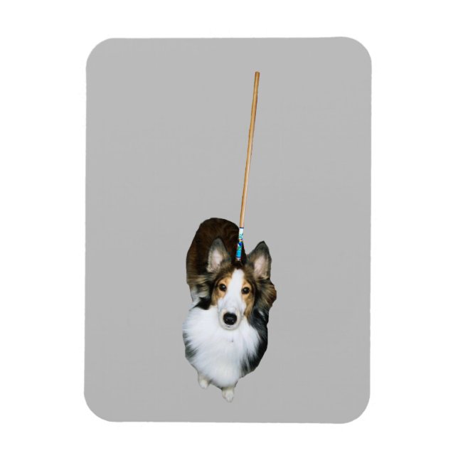 Mop-Hund Magnet (Vertikal)