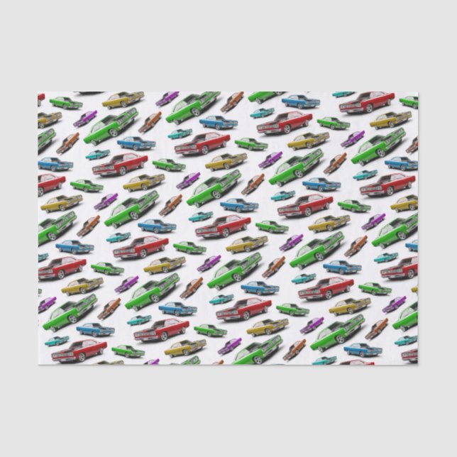 Mopar 1969 Plymouth Road Runner Classic Muscle Car Seidenpapier (Vorderseite)