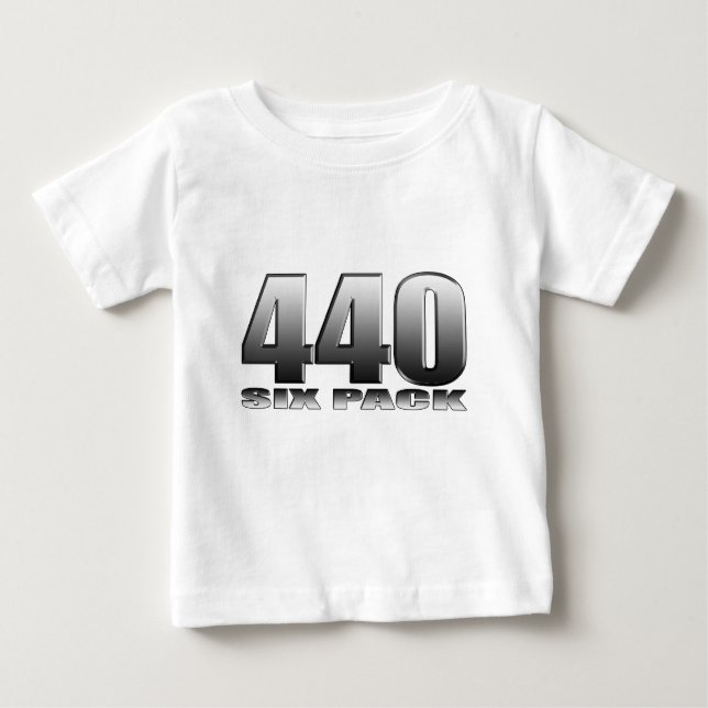 Mopar Dodge 440 sechs Satz Baby T-shirt (Vorderseite)