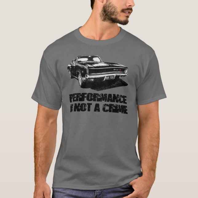 Mopar - Dodge-Ladegerät - Leistung ist kein Verbre T-Shirt (Vorderseite)