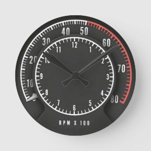 Mopar - Dodge-Ladegerät Tic Toc Tach Runde Uhr
