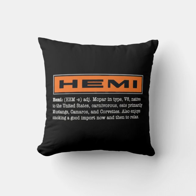 Mopar - HEMI-Kissen Kissen (Vorderseite)