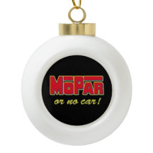 Mopar - Keramik Musclecar Ball Weihnachtsschmuck