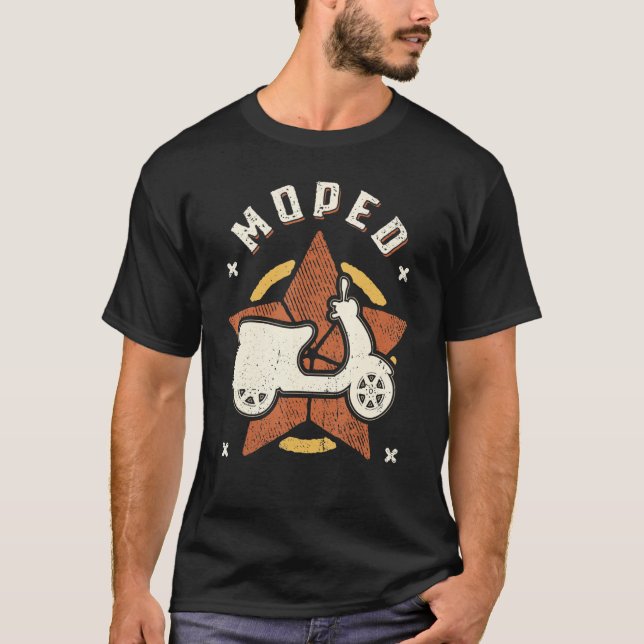 Moped Vintage Retro Classic T-Shirt (Vorderseite)