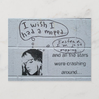 Moping Postkarte